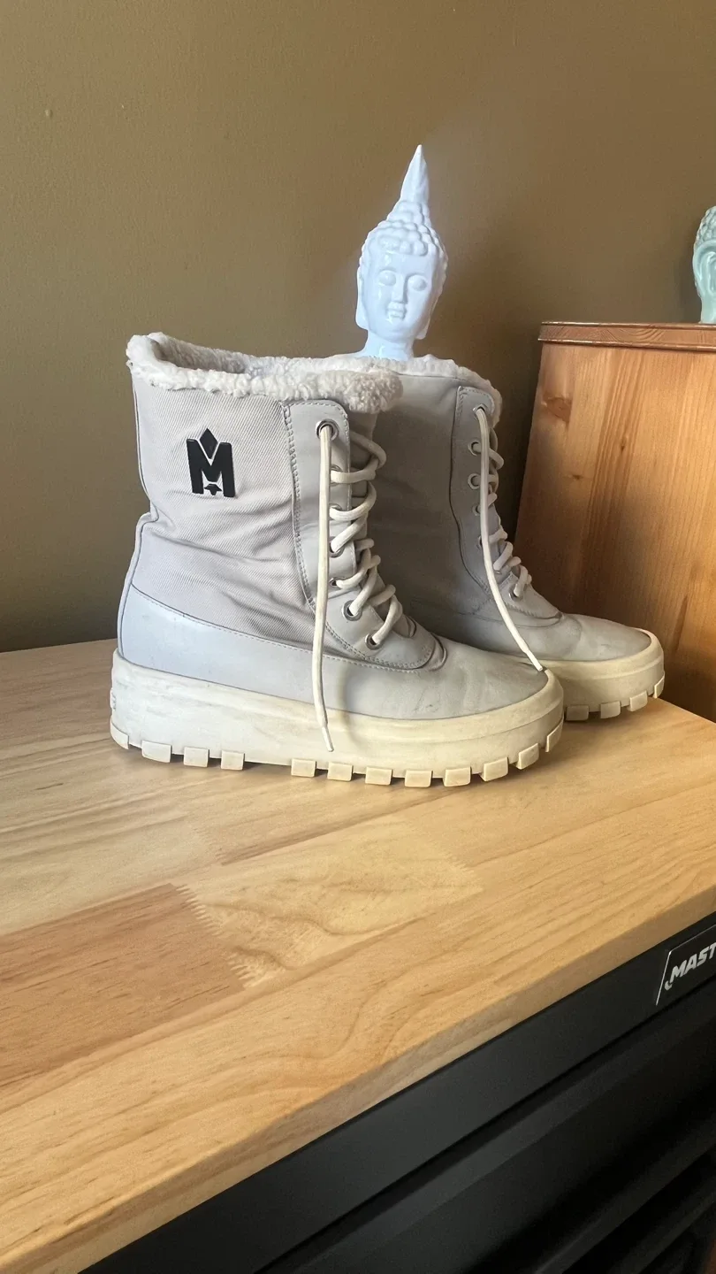 Mackage Hero-W Shearling Winter Boots - Champagne image indicator(5)