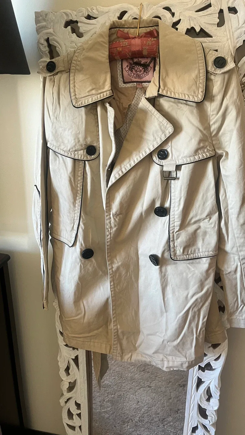 Juicy Couture Trench Coat, Size S image indicator(6)