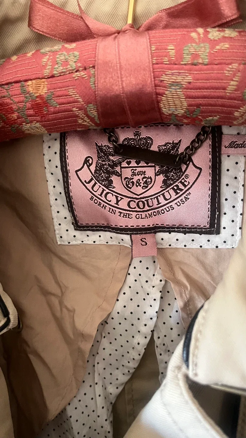 Juicy Couture Trench Coat, Size S image indicator(5)