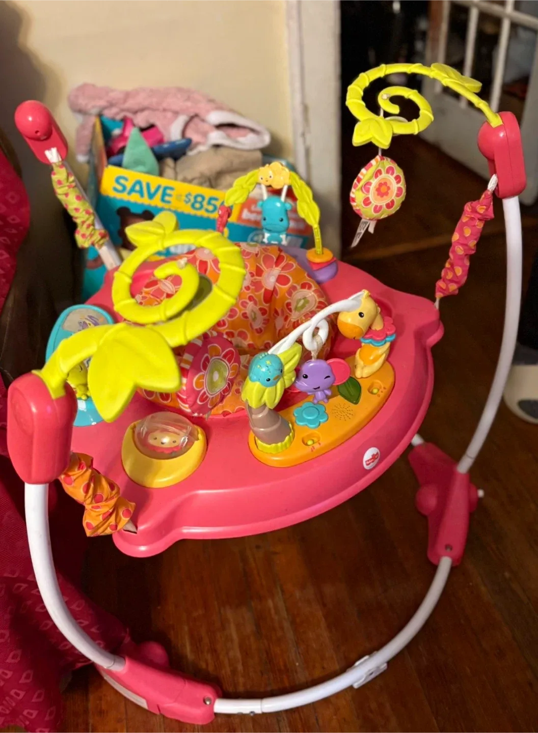 Fisher price jumperoo baby girl thumbnail