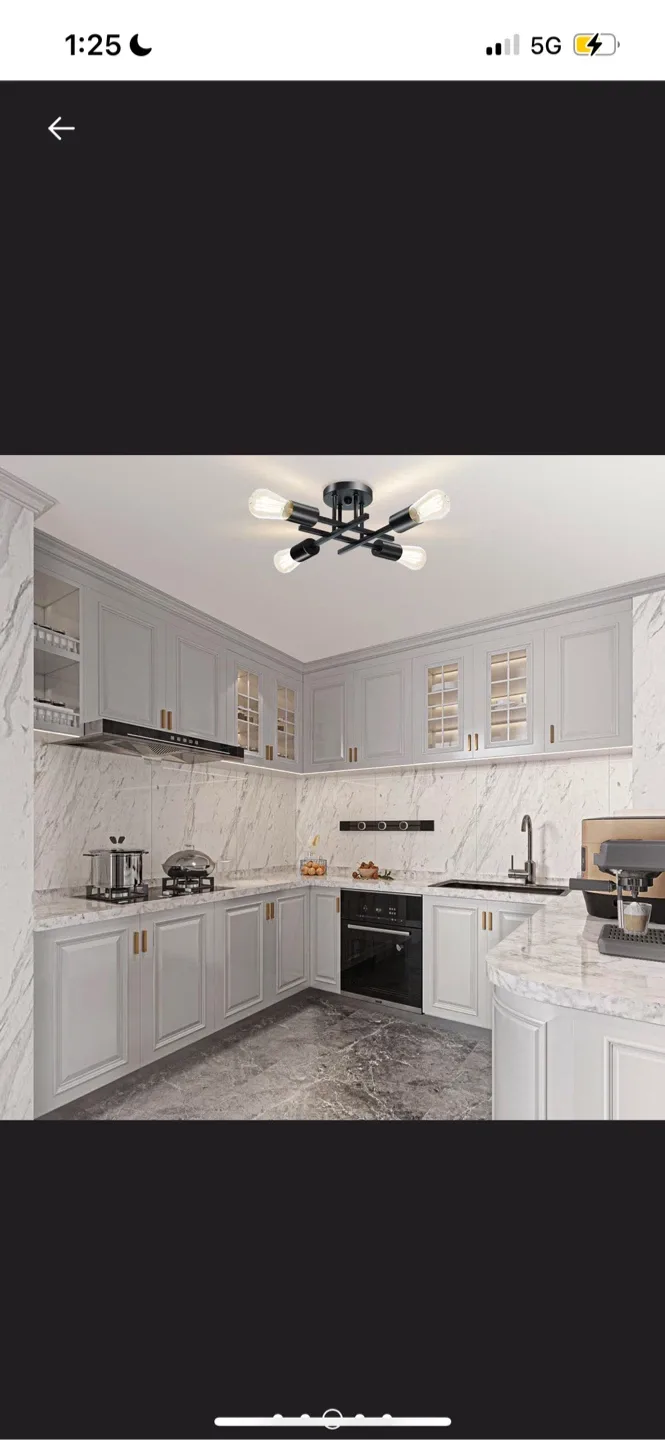 Jayne 14.17'' Sputnik Modern Linear Flush Mount image indicator(2)