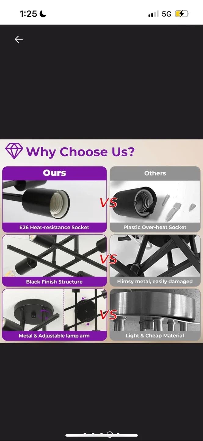 Jayne 14.17'' Sputnik Modern Linear Flush Mount image indicator(5)