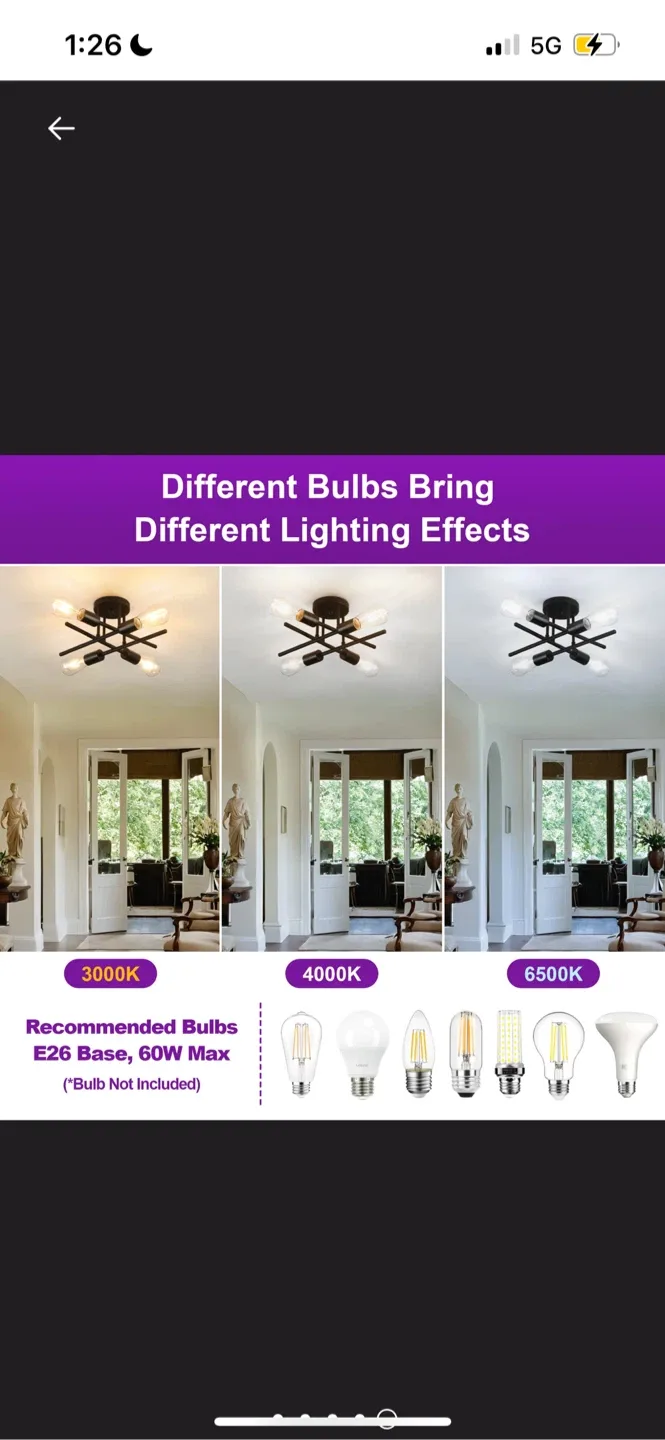 Jayne 14.17'' Sputnik Modern Linear Flush Mount image indicator(6)