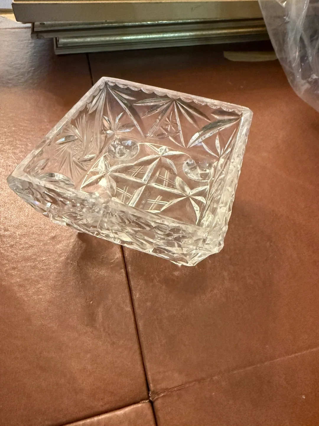 Crystal Glass Candy Dish thumbnail