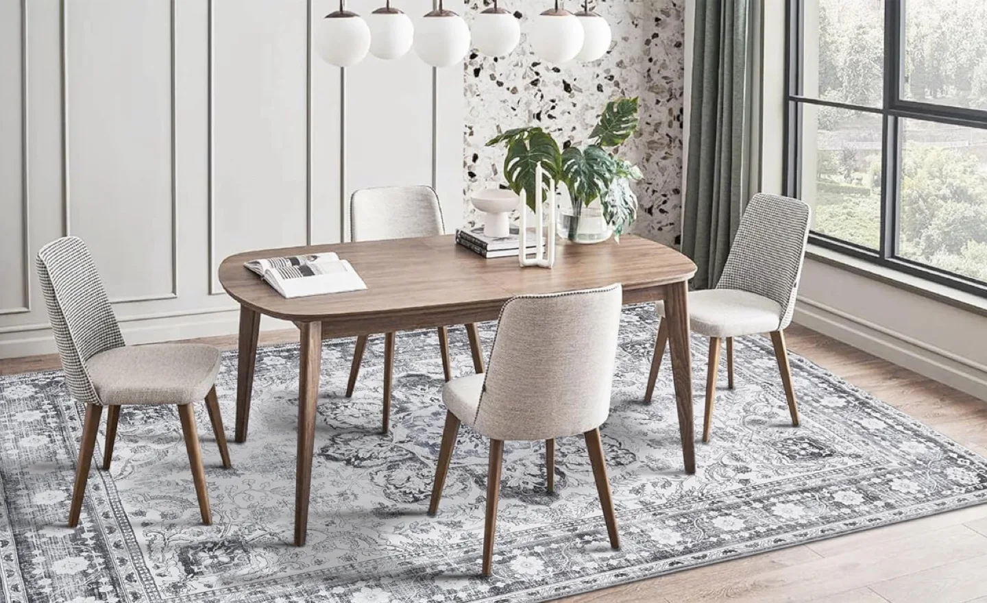 Brand New 8x10ft Grey Soft Area Rug image indicator(6)