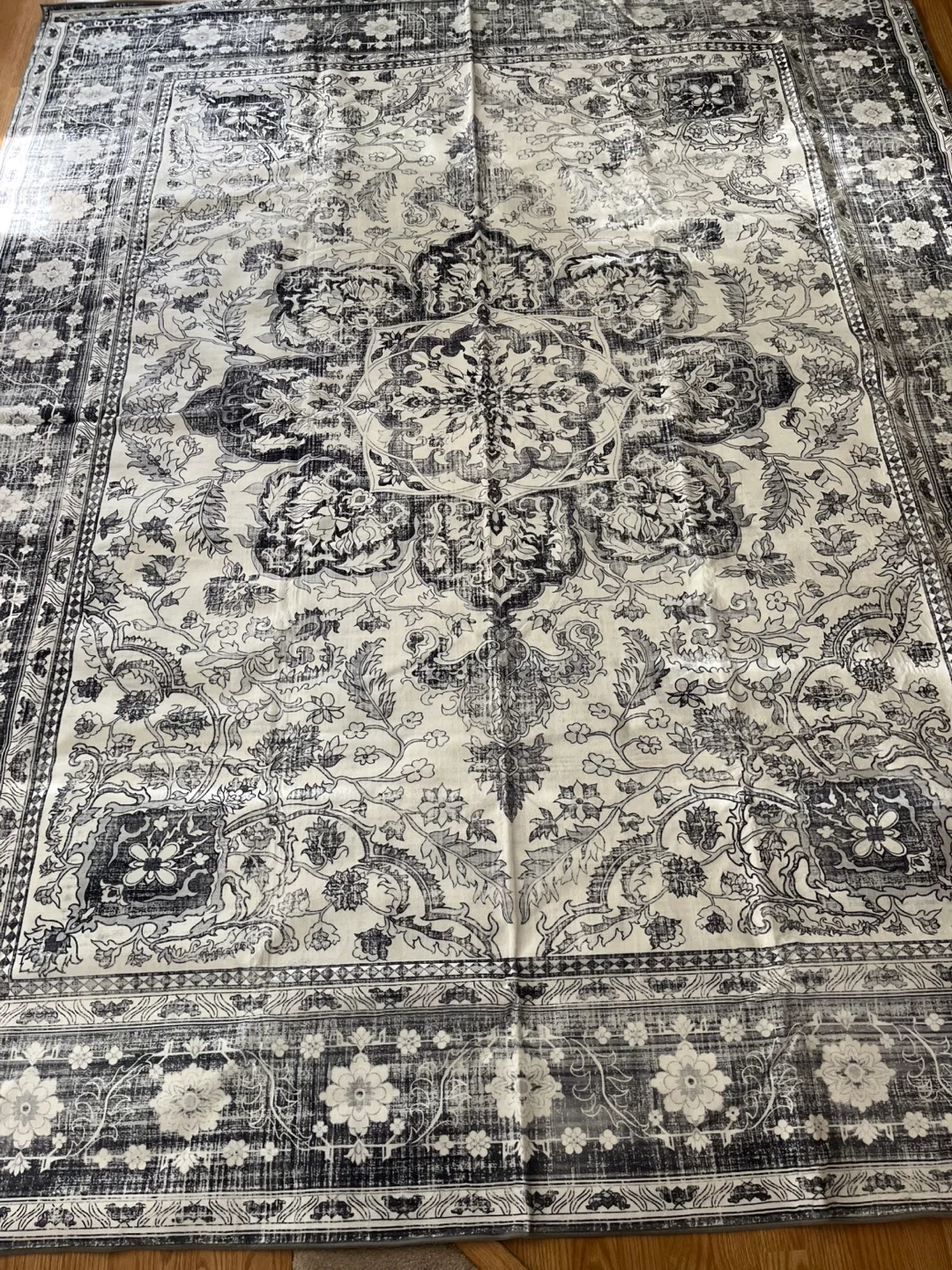 Brand New 8x10ft Grey Soft Area Rug