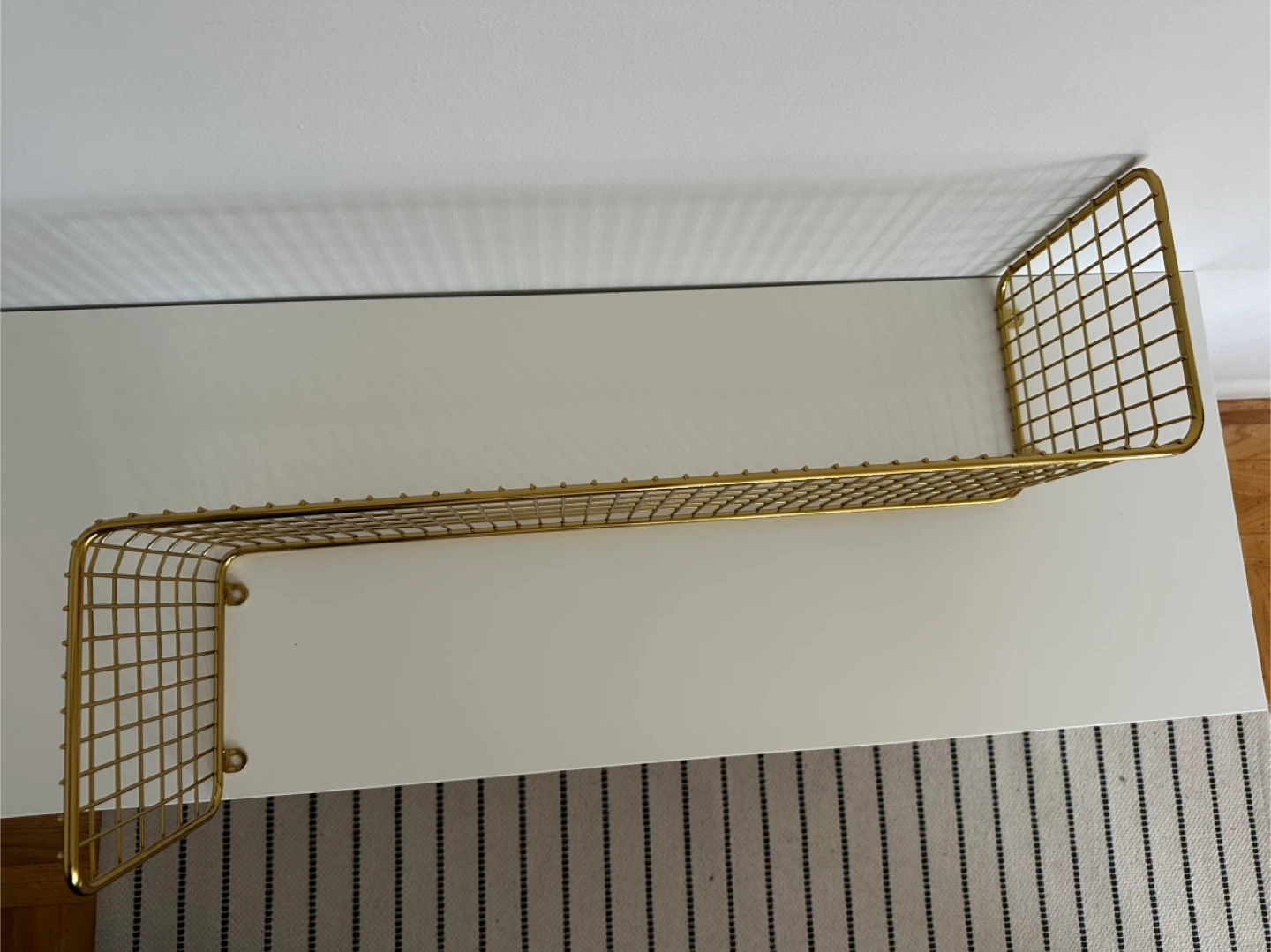 Gold Wire Wall Shelf - photo 3