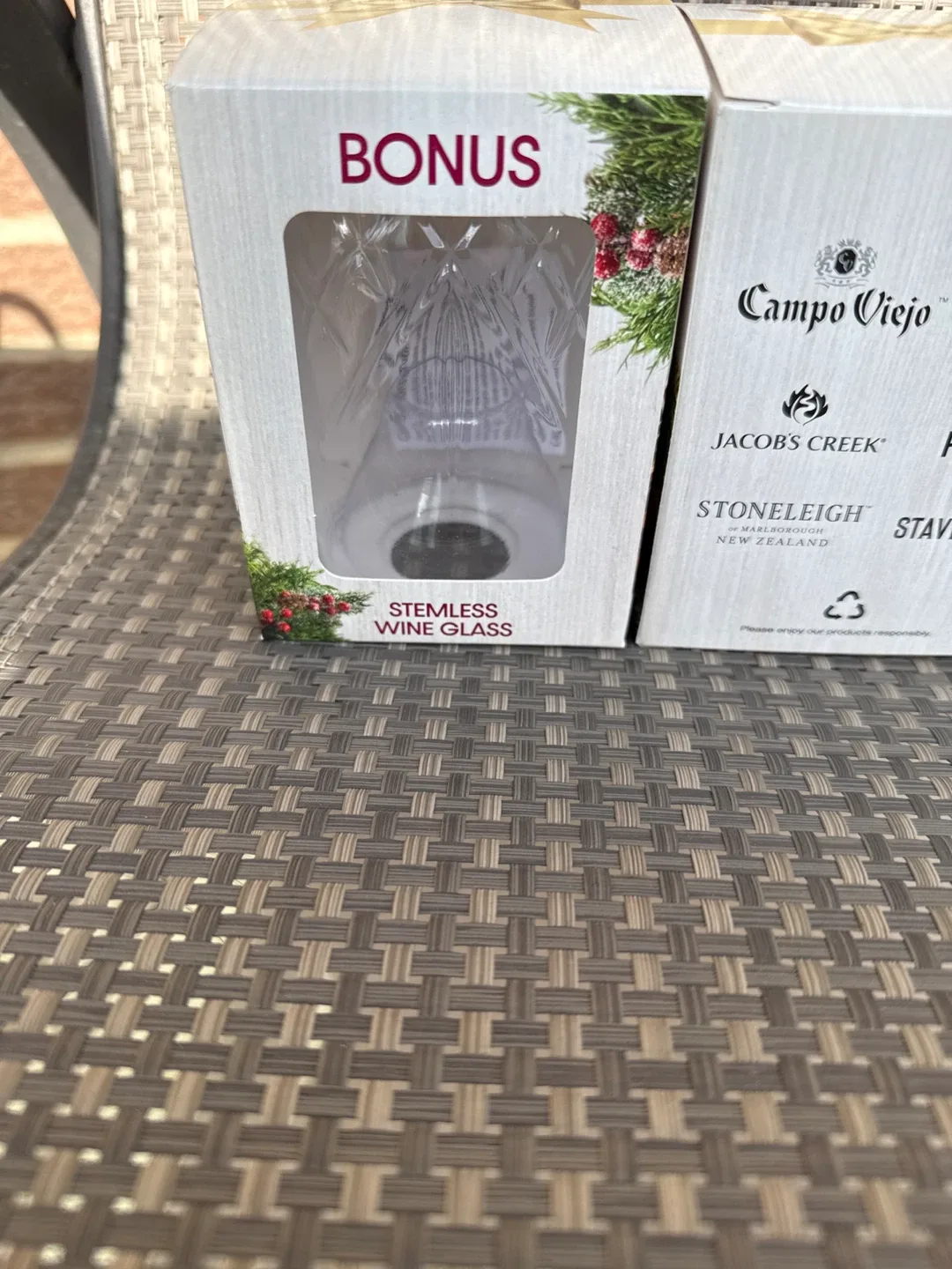 Stemless Wine Glasses - Bonus Holiday Set image indicator(2)