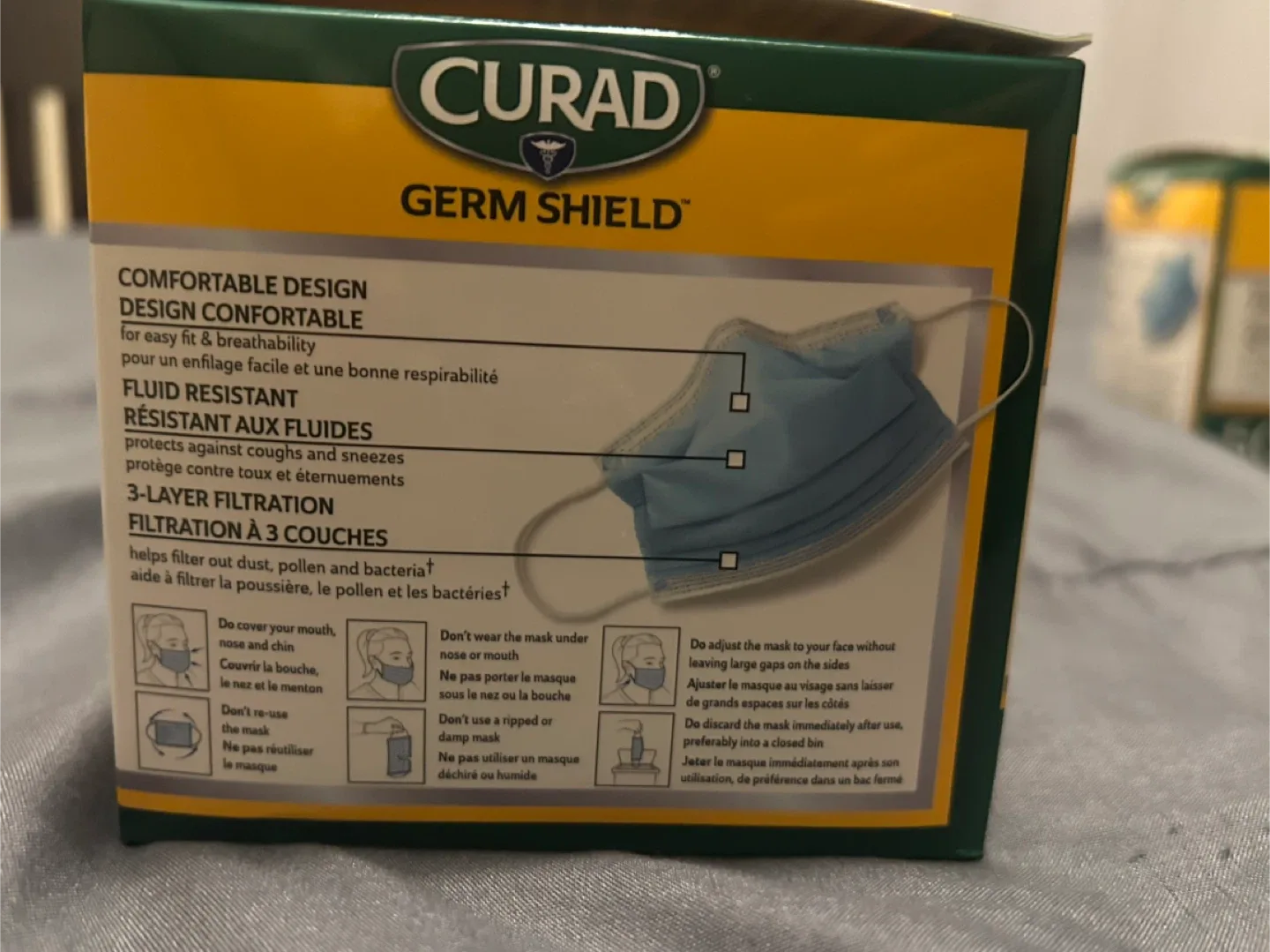 Curad Germ Shield Face Masks (50 count) image indicator(4)