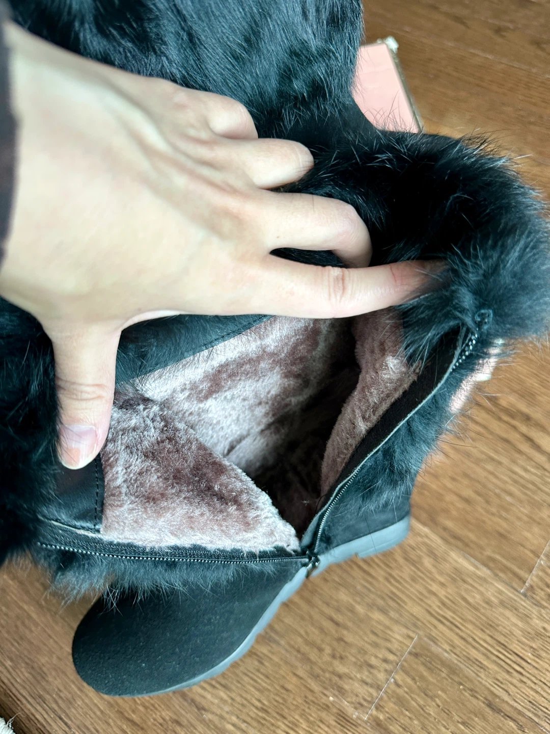 Brand New Suede & Fur Winter Boots - photo 4