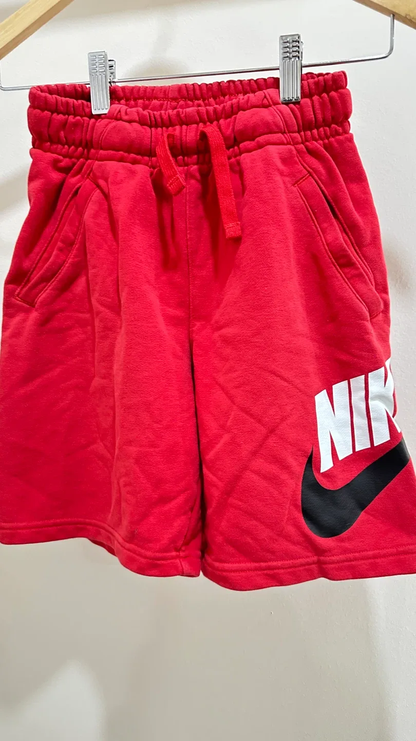 Nike Red Shorts - Size M kids 8-10 years thumbnail
