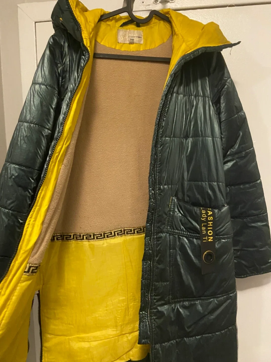 Green & Yellow Puffer Jacket image indicator(2)