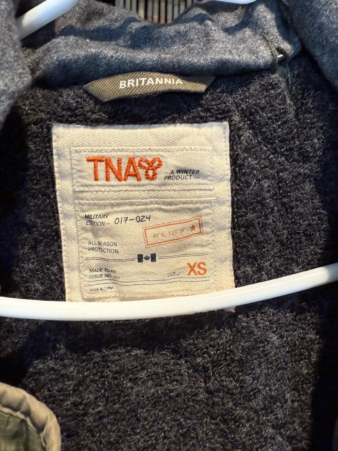 TNA Britannia Winter Parka - Size XS image indicator(2)