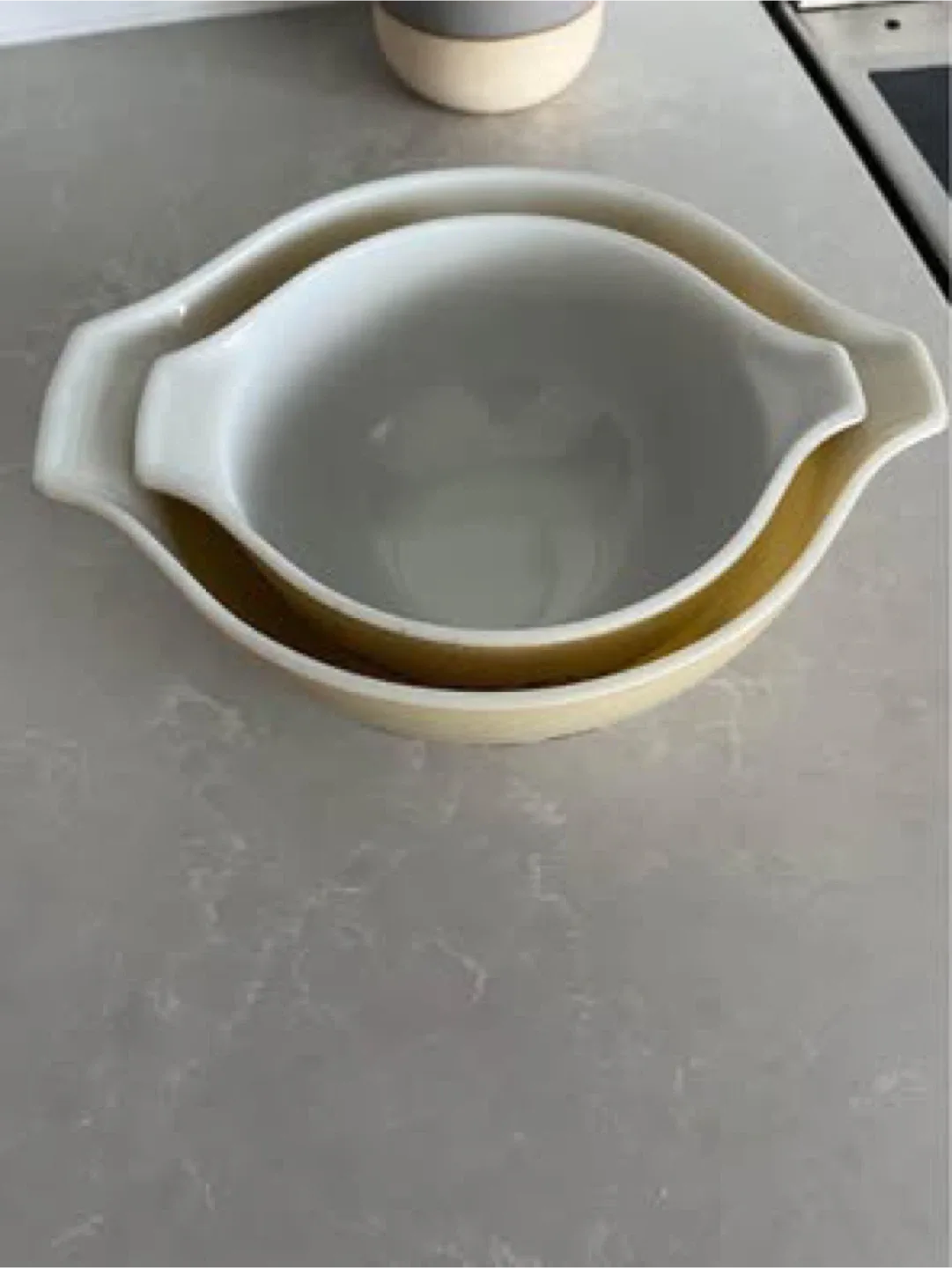 Pyrex Homestead Mixing Bowls - Set of 2 price is for both image indicator(8)