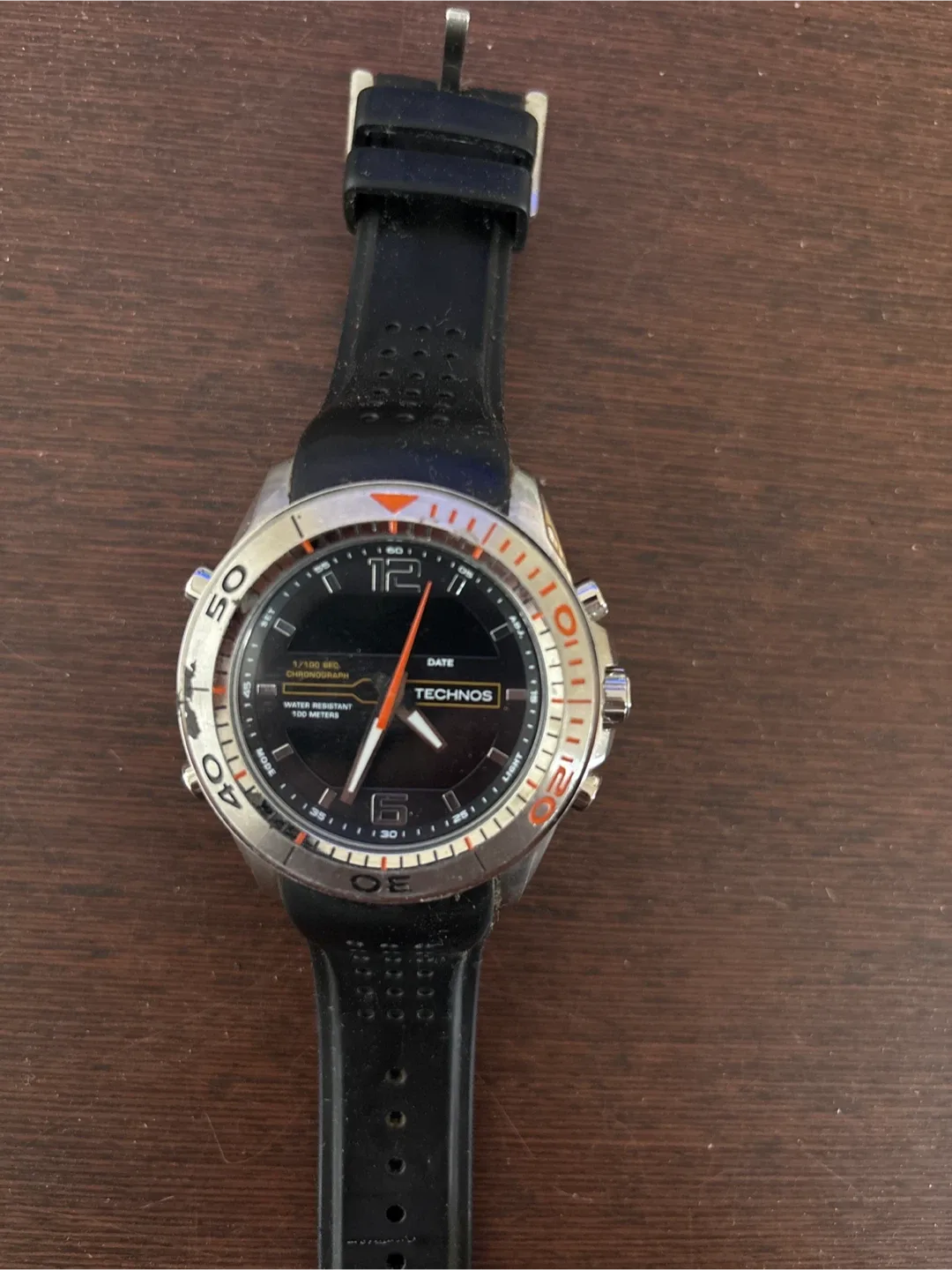 Technos 100M Chronograph Watch image indicator(2)