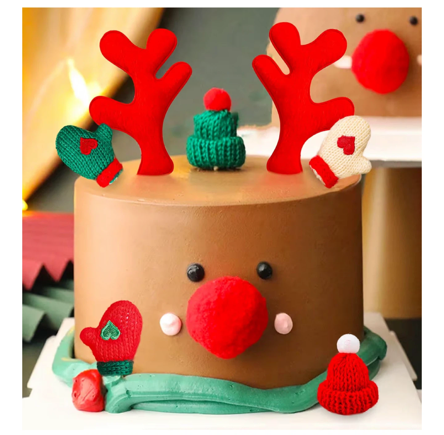 New Christmas Cake Topper Decoration