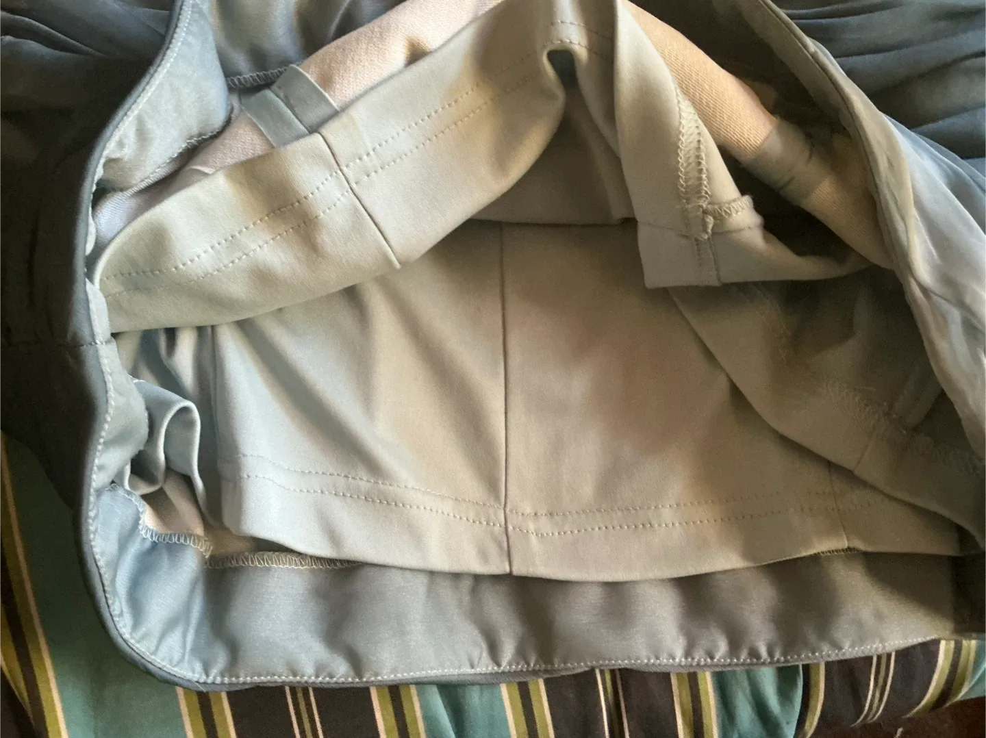 Adrianna Papell Ombre Blue Dress - Size 8 image indicator(7)