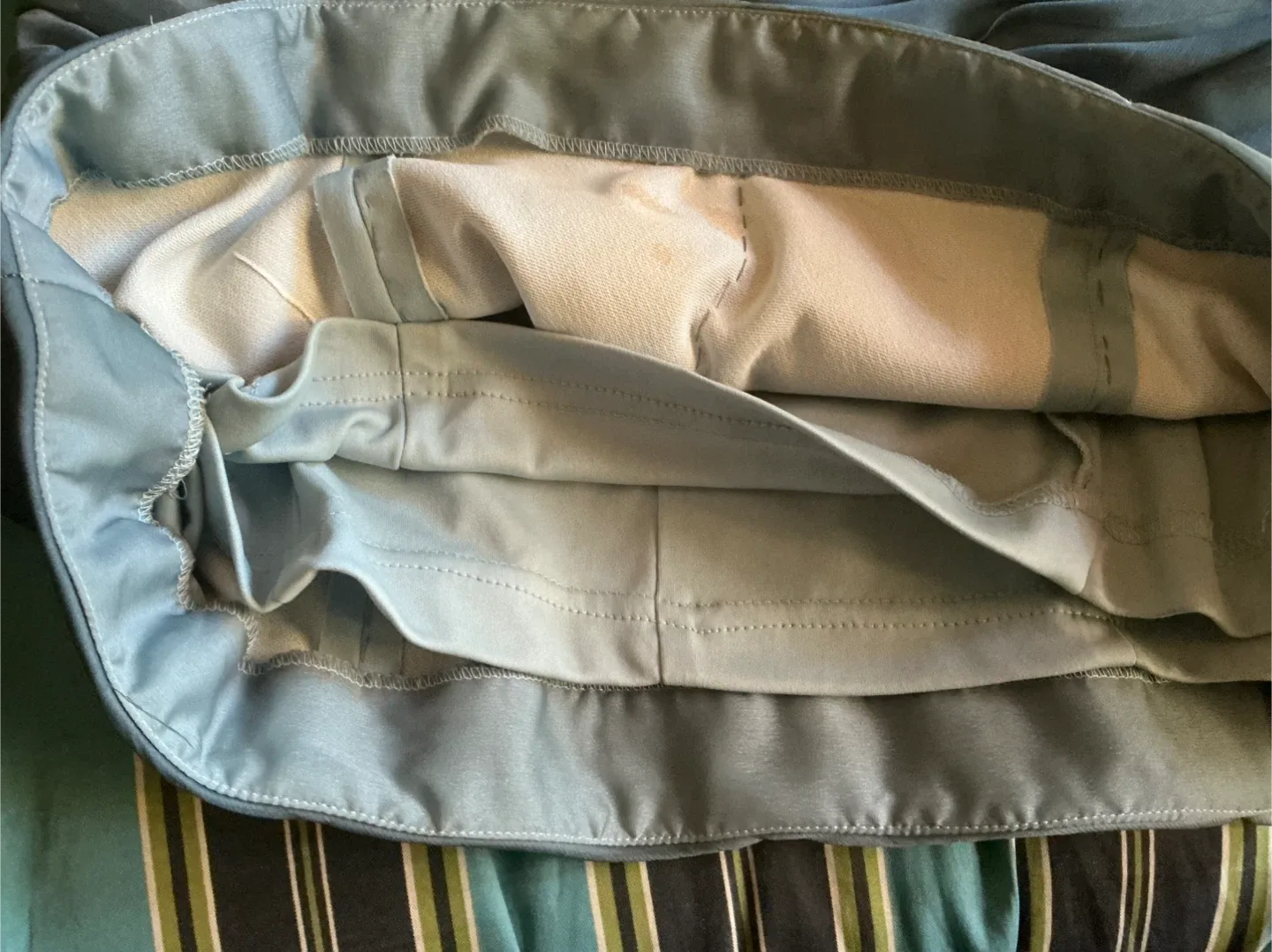 Adrianna Papell Ombre Blue Dress - Size 8 image indicator(6)