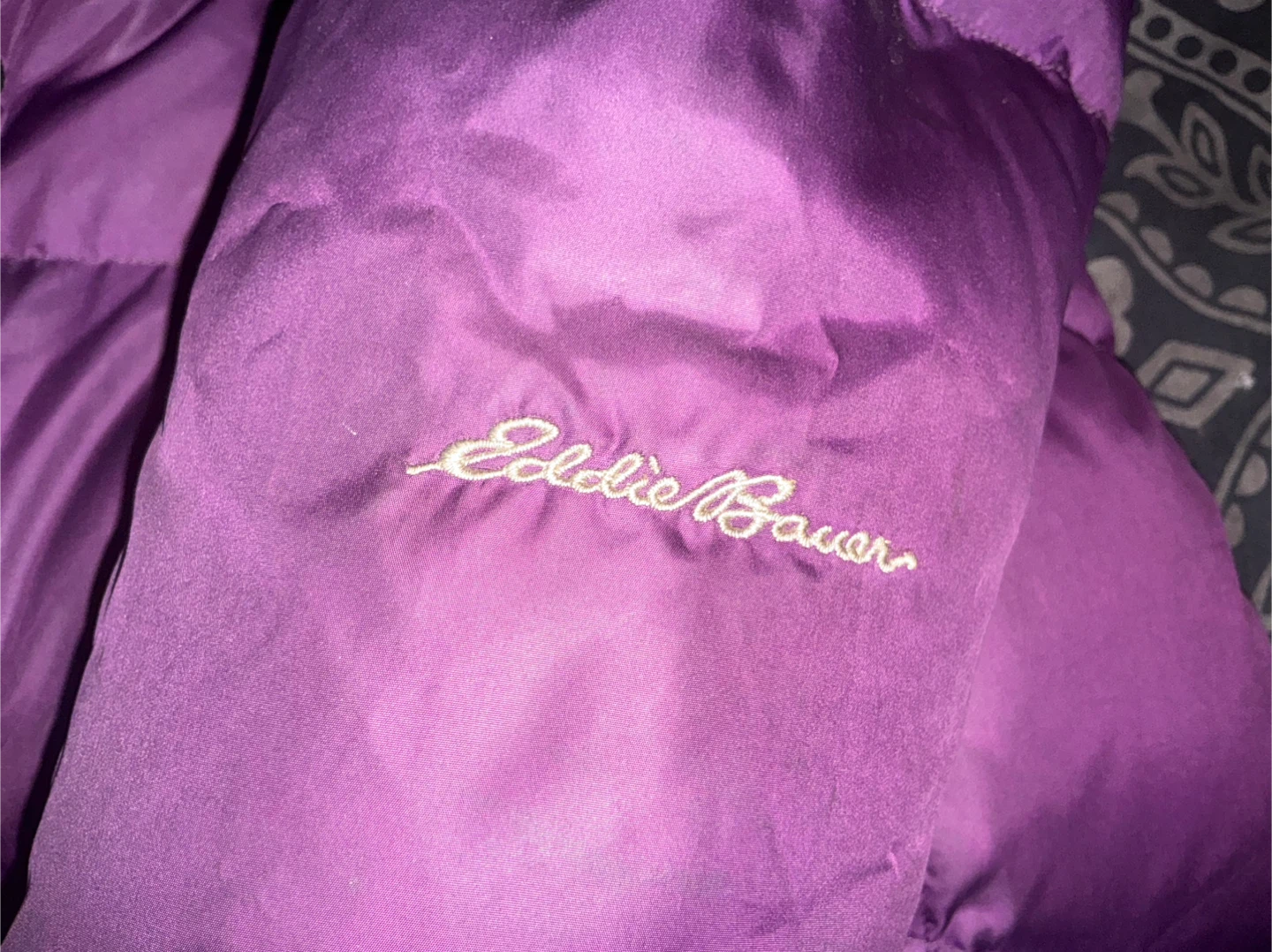 Eddie Bauer Purple Down Puffer Coat - photo 3