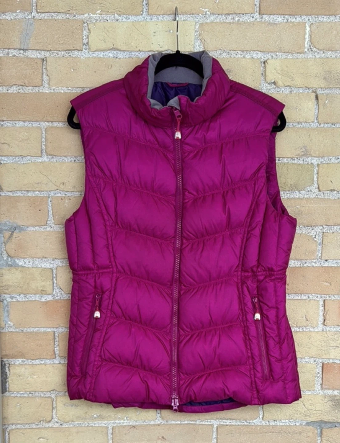 Lululemon Magenta Puffer Vest, Size 12