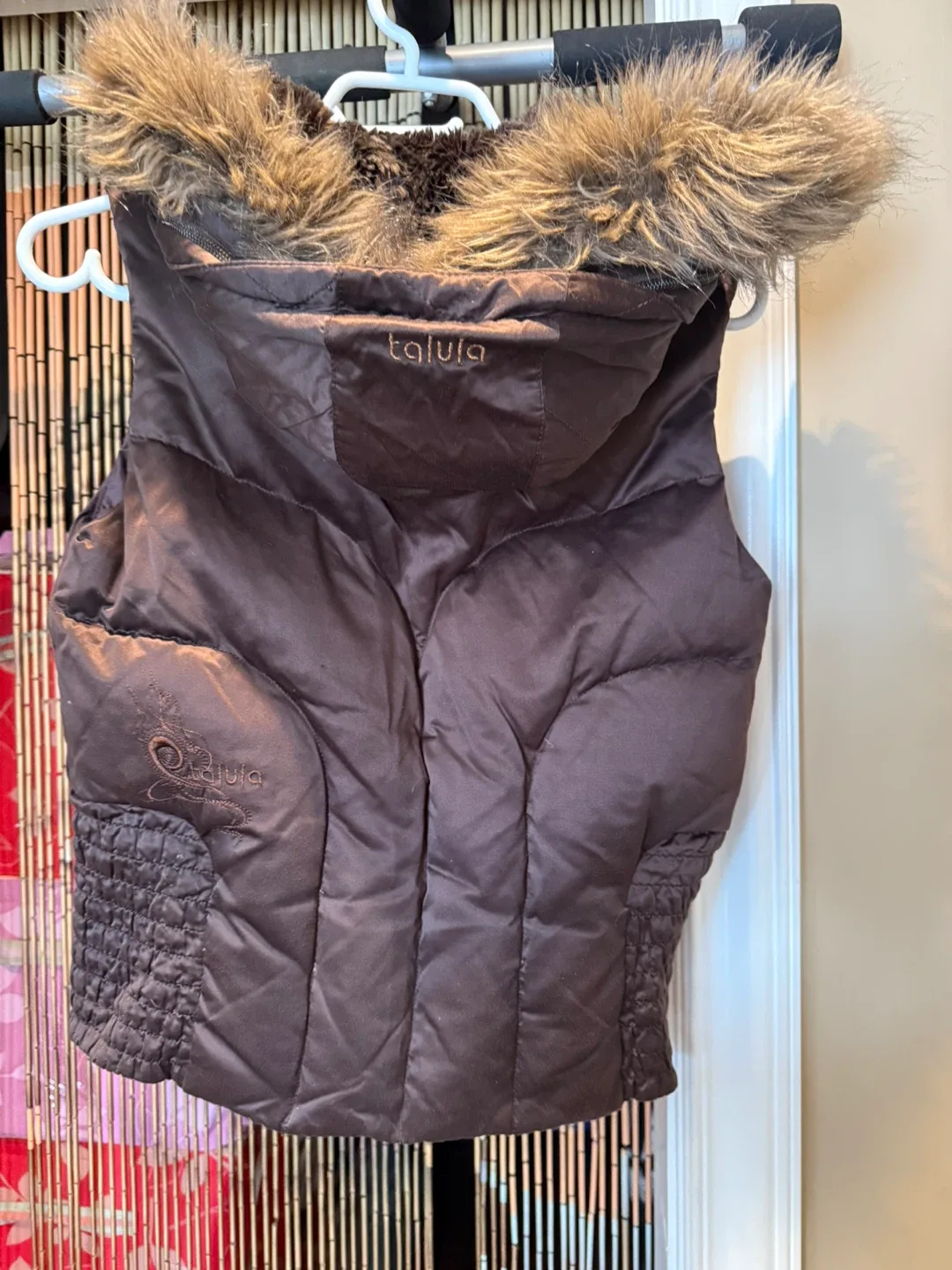 Talula Brown Faux-Fur Hooded Vest - XS image indicator(2)