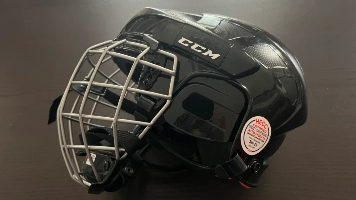CCM Hockey Helmet with Cage - Black image indicator(8)