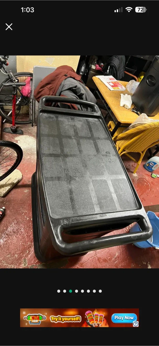 Black Utility Cart image indicator(3)