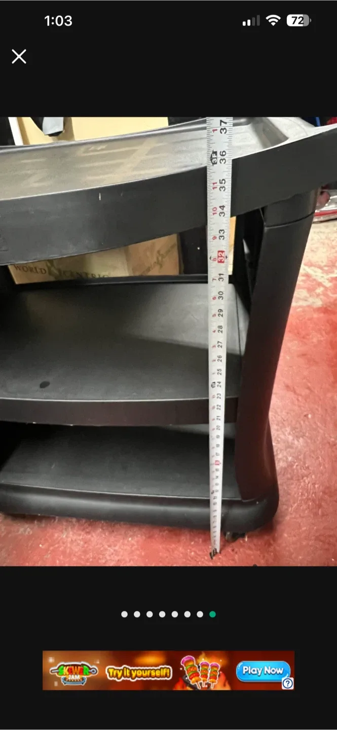 Black Utility Cart image indicator(6)