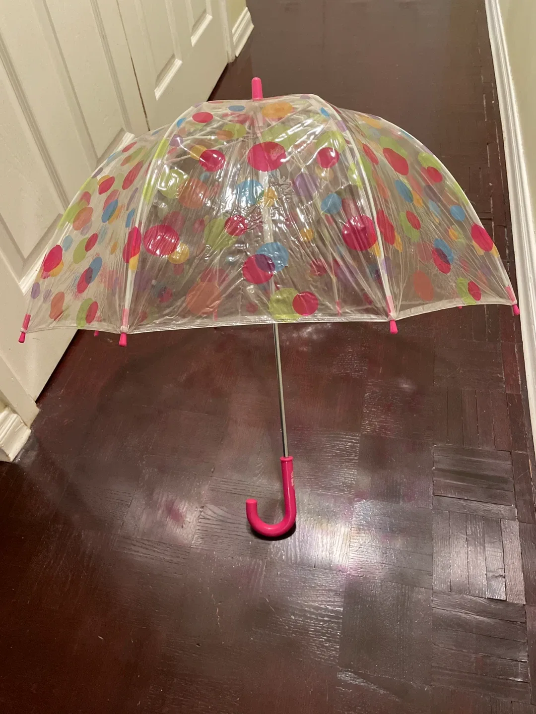 Two Kids Clear Dome Umbrellas image indicator(3)