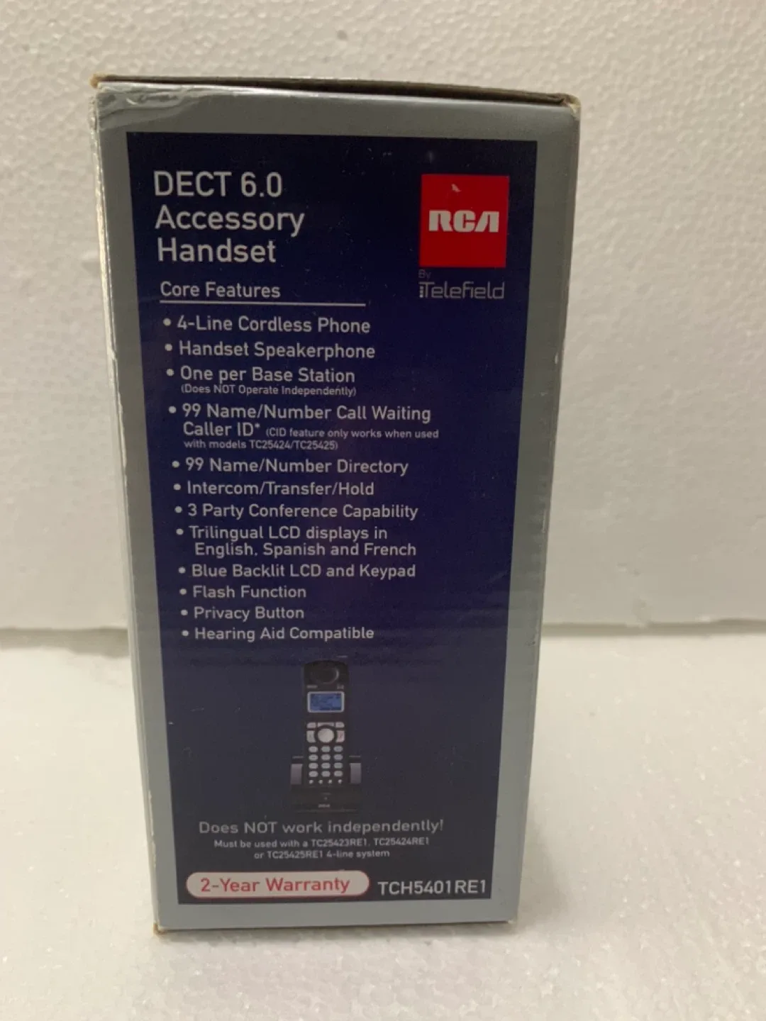 RCA DECT 6.0 Accessory Handset - New in Box image indicator(2)