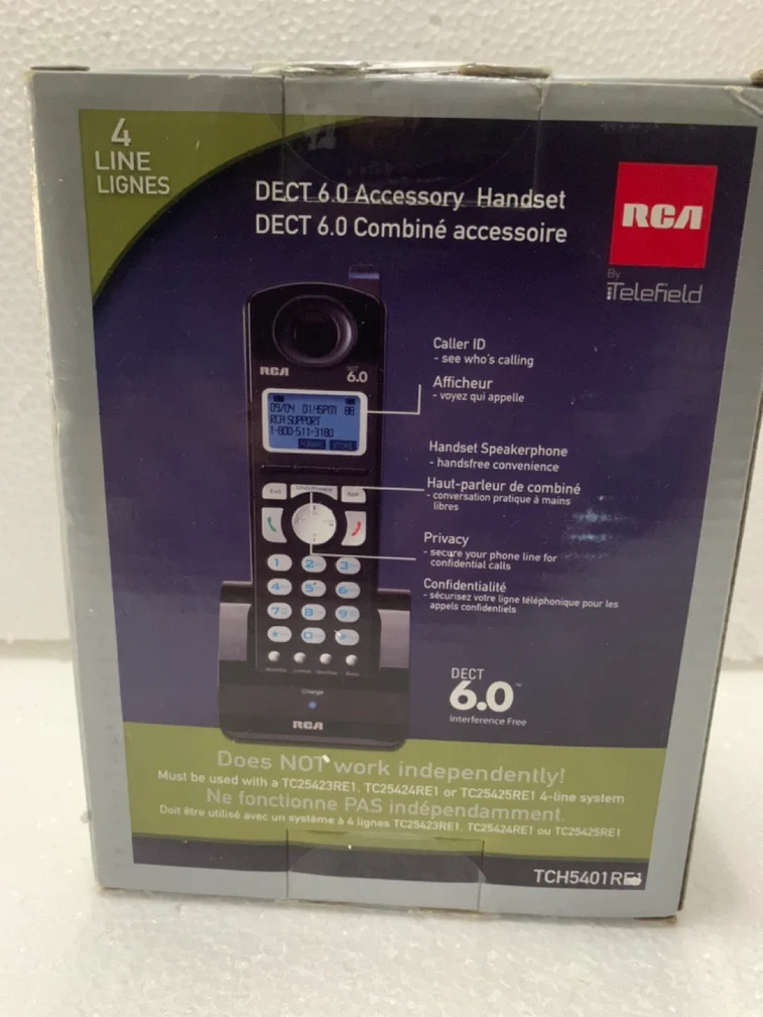 RCA DECT 6.0 Accessory Handset - New in Box image indicator(3)