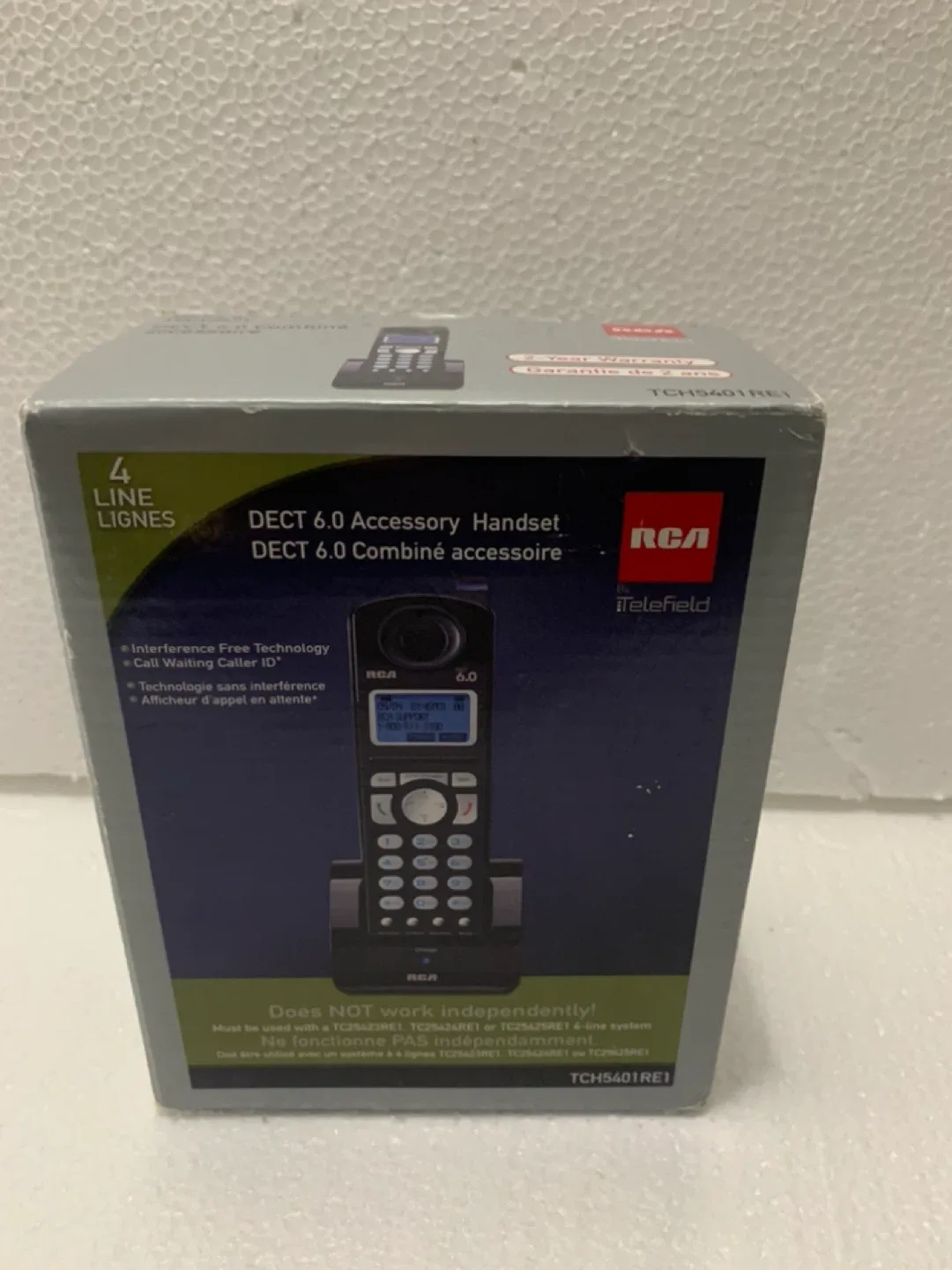 RCA DECT 6.0 Accessory Handset - New in Box image indicator(4)