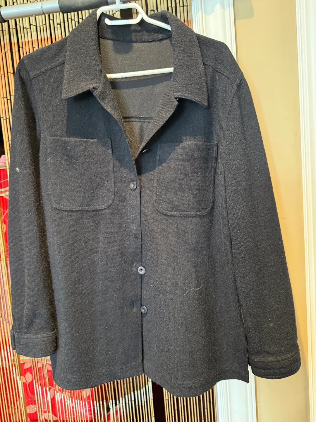 Black Button-Up Shirt sweater