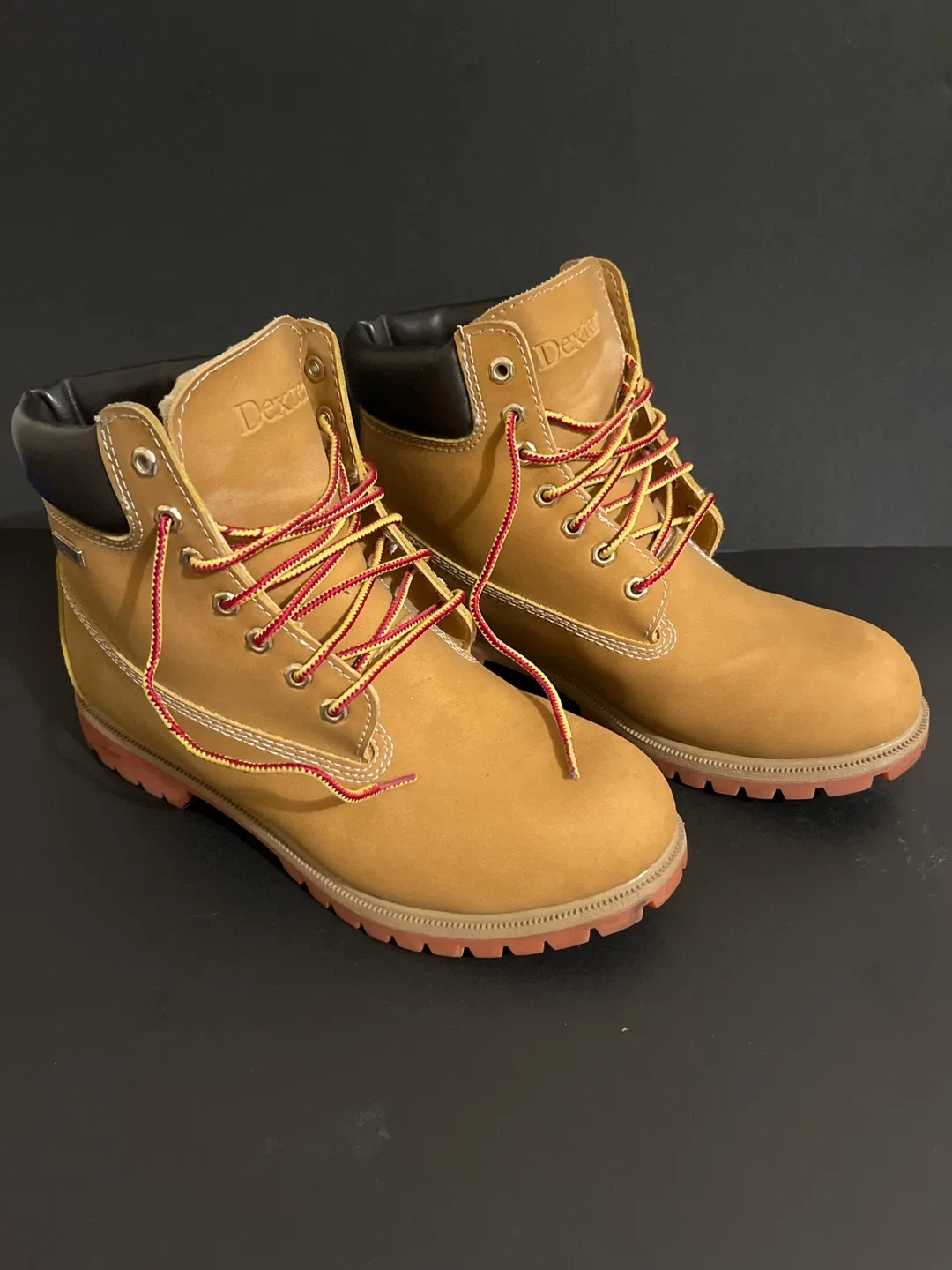 Dexter Comfort Tan Boots - Men's Size 11 image indicator(7)