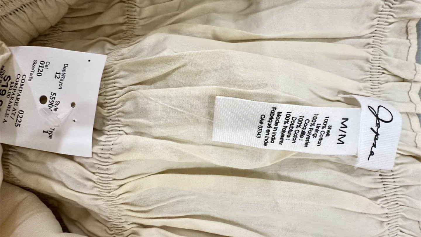 Japana Puff Sleeve Crop Top - Size M/M image indicator(2)