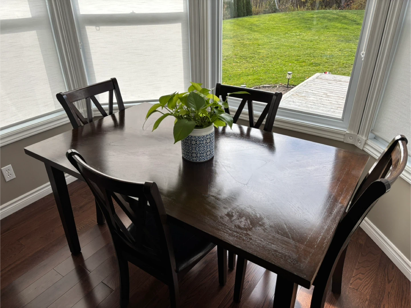 Wooden Dining Table with Chairs - photo 3