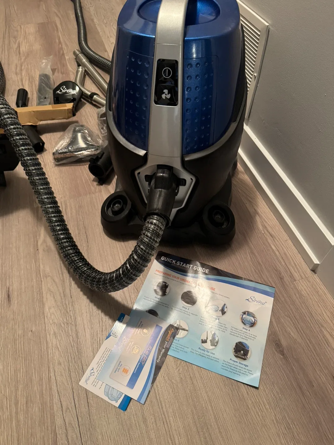 Sirena Water Vacuum Cleaner with Attachments image indicator(4)