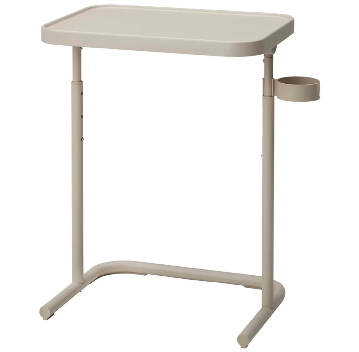 Adjustable Side Table - Beige