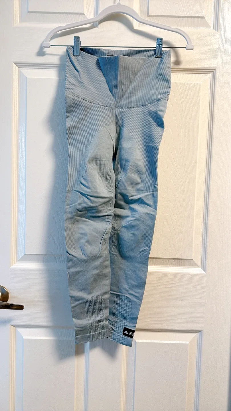 Adidas Stella McCartney Light Blue Training Tights