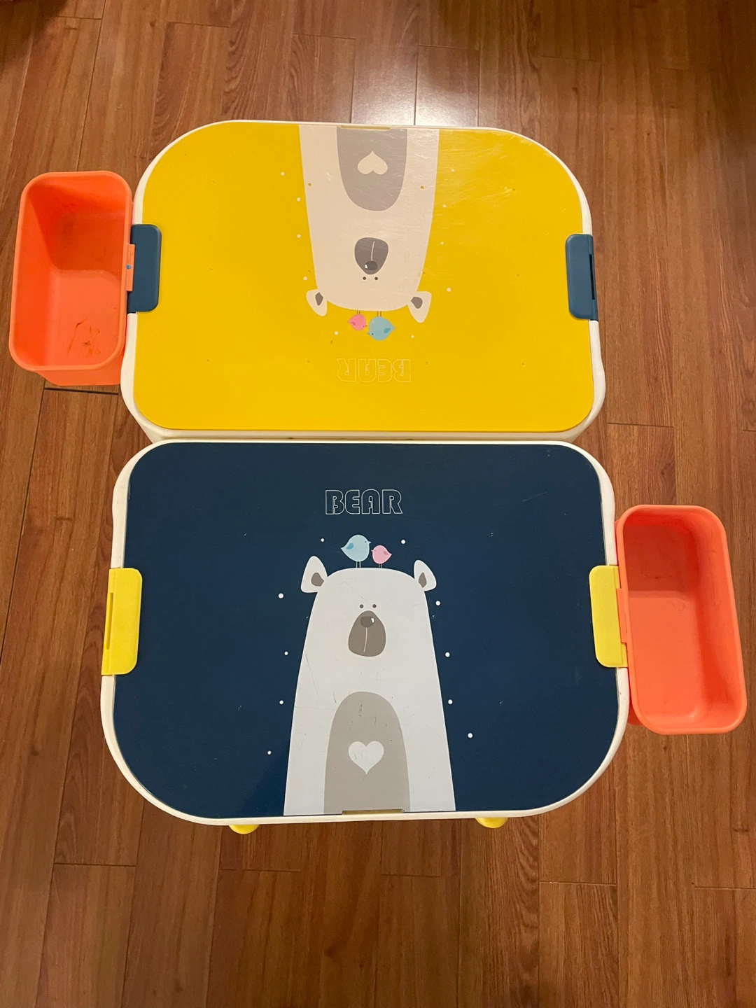 Kids Building Block Table with Blocks