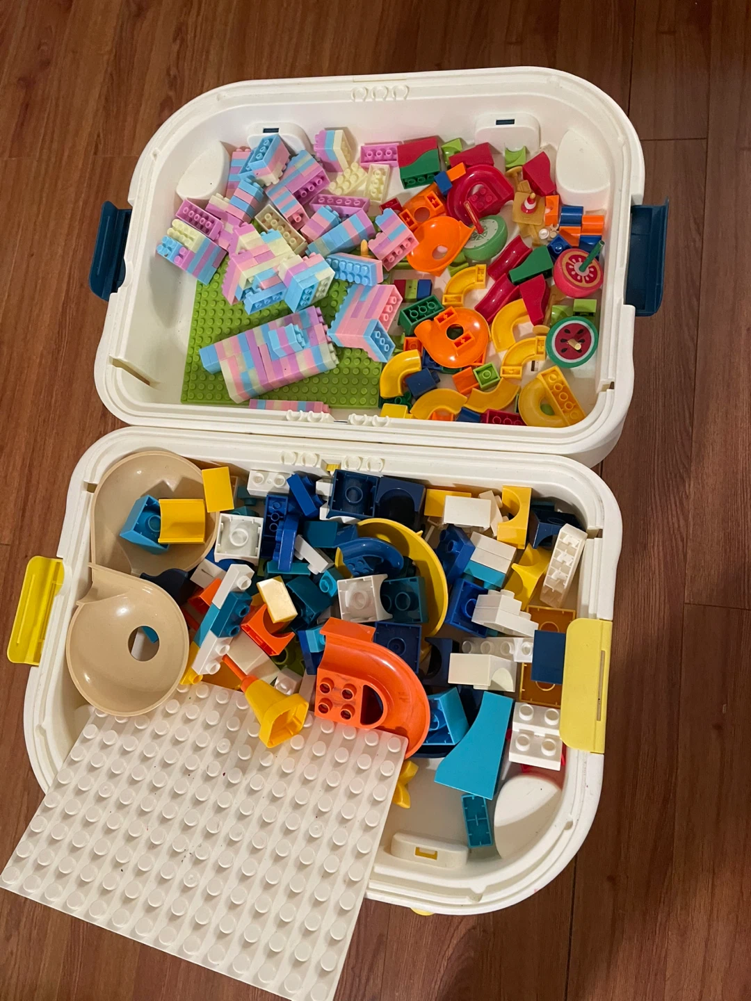 Kids Building Block Table with Blocks - photo 3