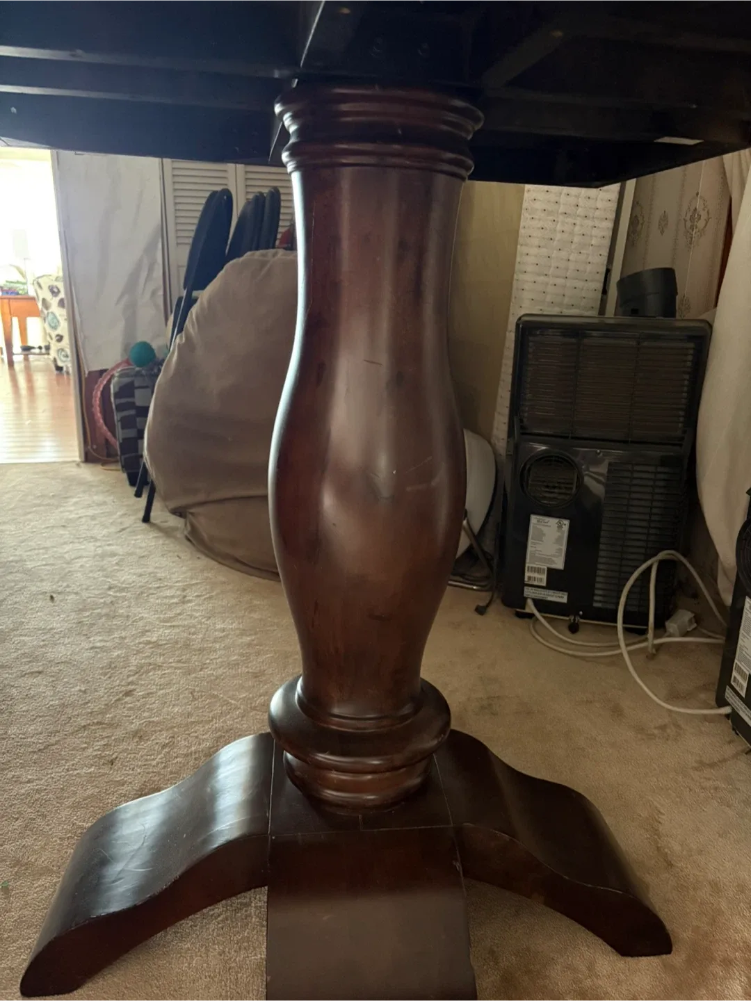 Dark Wood Dining Table image indicator(2)