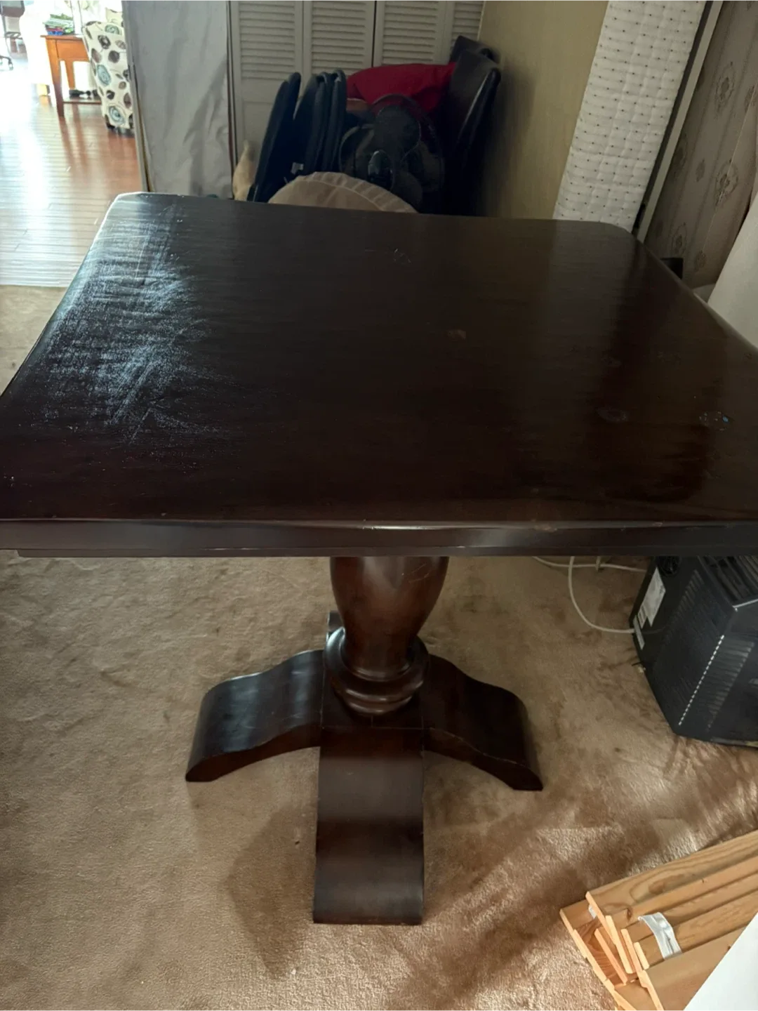 Dark Wood Dining Table thumbnail