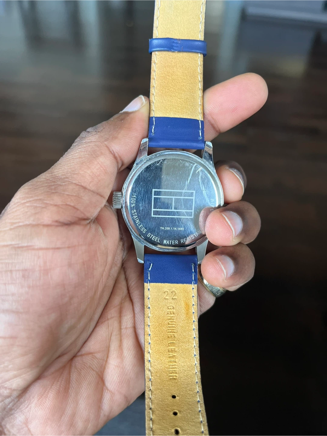 Tommy Hilfiger Watch - Blue Leather Strap - photo 2
