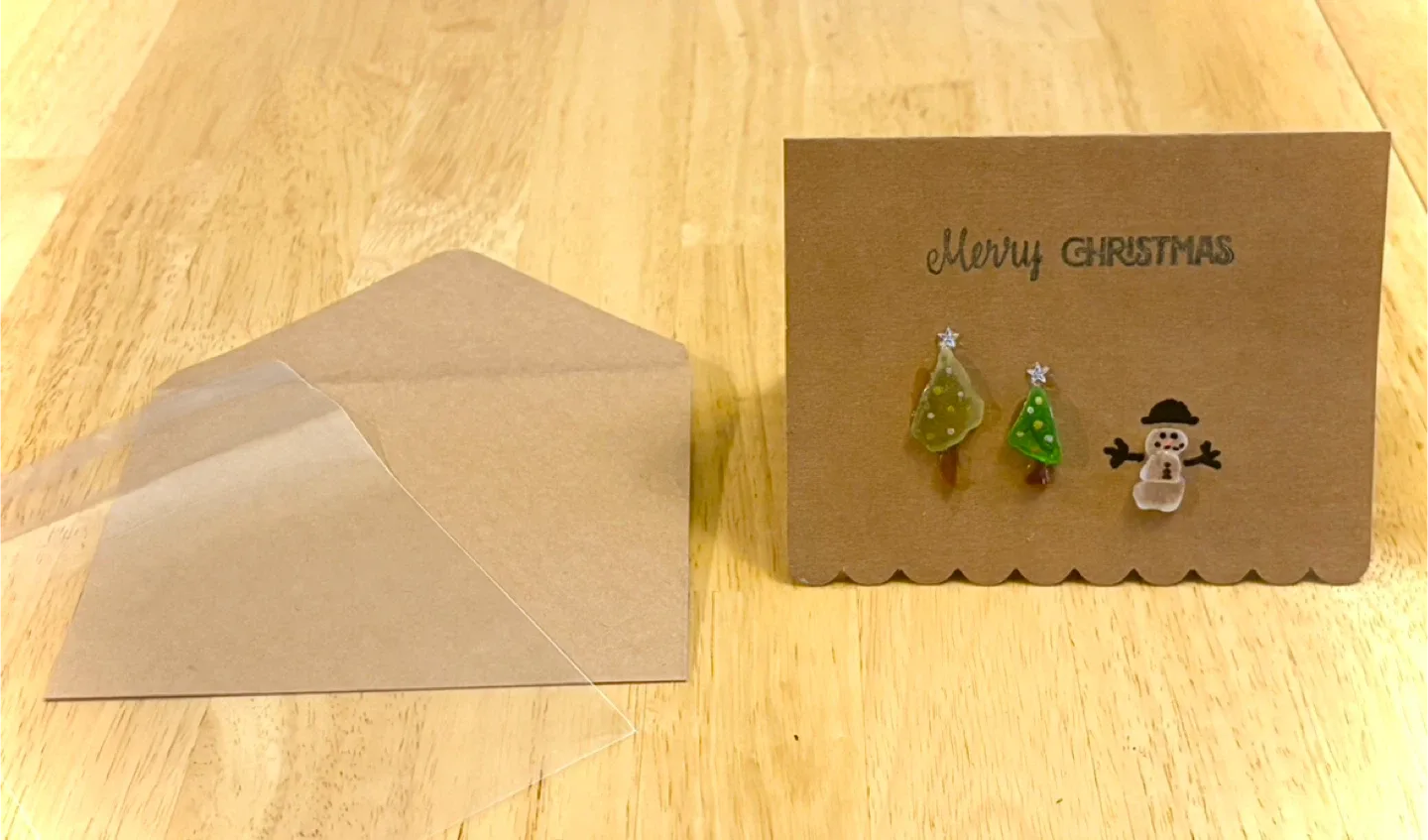 Handmade ‘BEACH GLASS’ Christmas Cards image indicator(4)