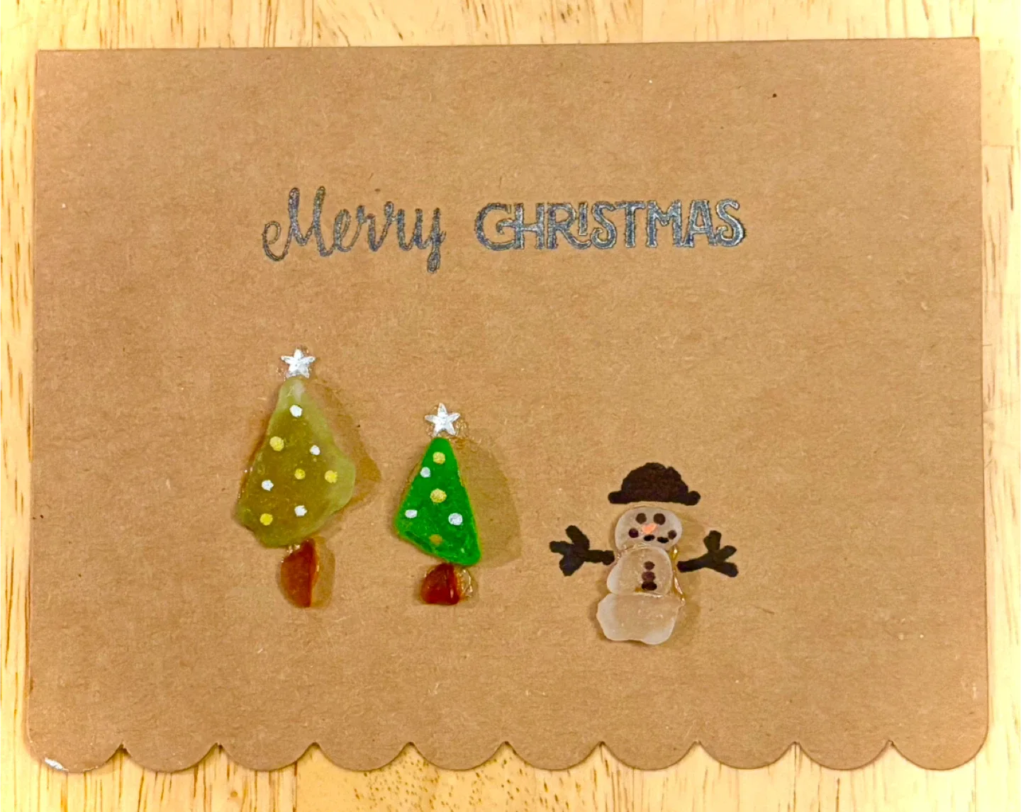 Handmade ‘BEACH GLASS’ Christmas Cards image indicator(5)