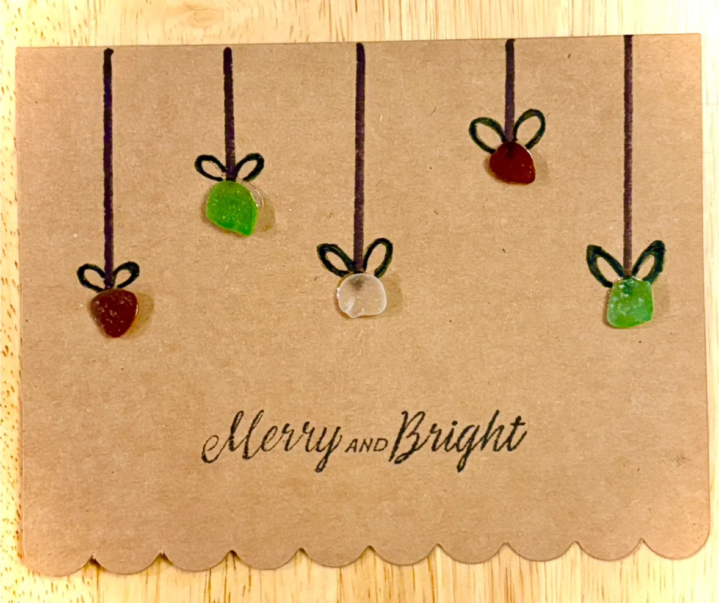Handmade ‘BEACH GLASS’ Christmas Cards image indicator(9)