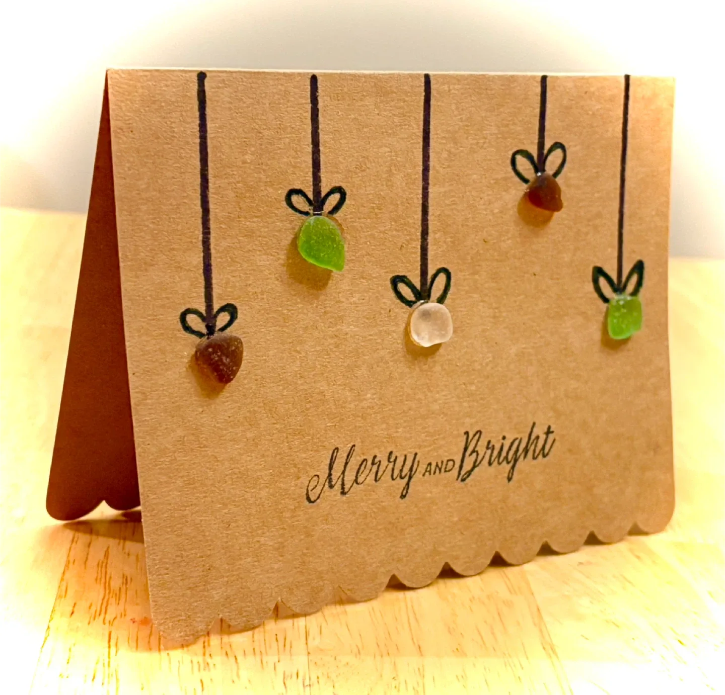 Handmade ‘BEACH GLASS’ Christmas Cards image indicator(10)