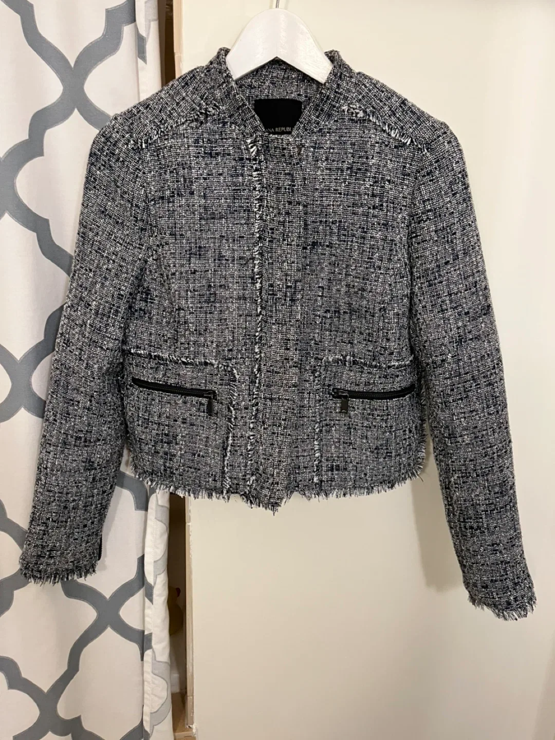 Banana Republic Tweed Jacket - Petite Size 6 thumbnail