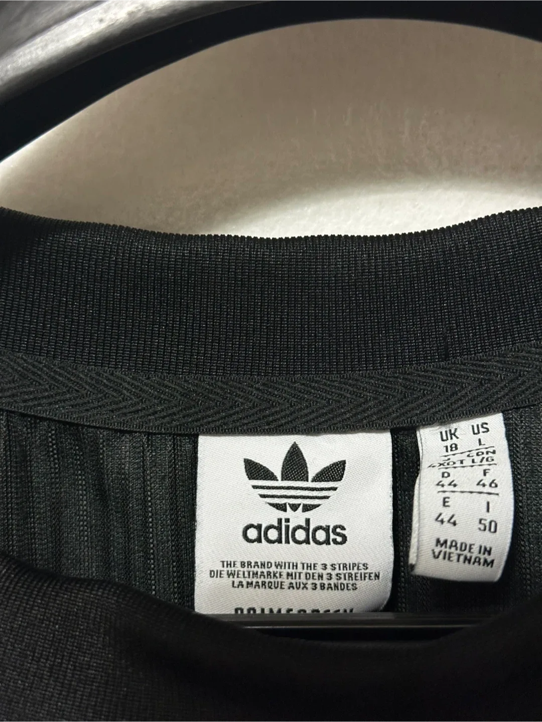 Adidas Black Corduroy Pullover - Size Large image indicator(4)